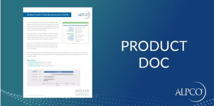 Product Data: Rodent Insulin Chemiluminescence ELISA