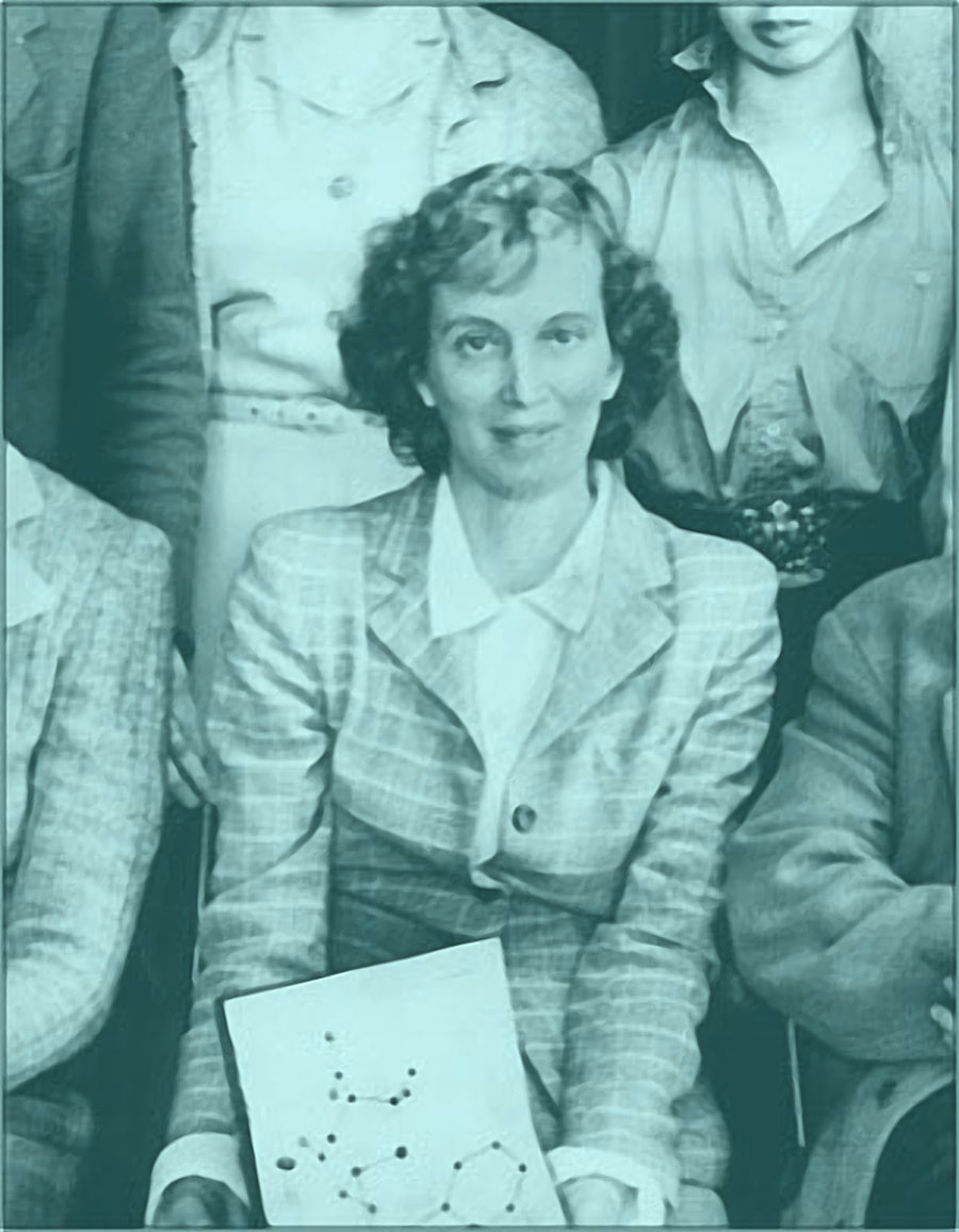 A photo of Dorothy Hodgkin.